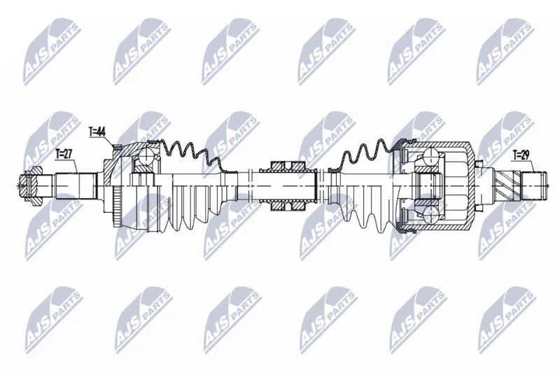 Pogonska gred NTY NPW-NS-140