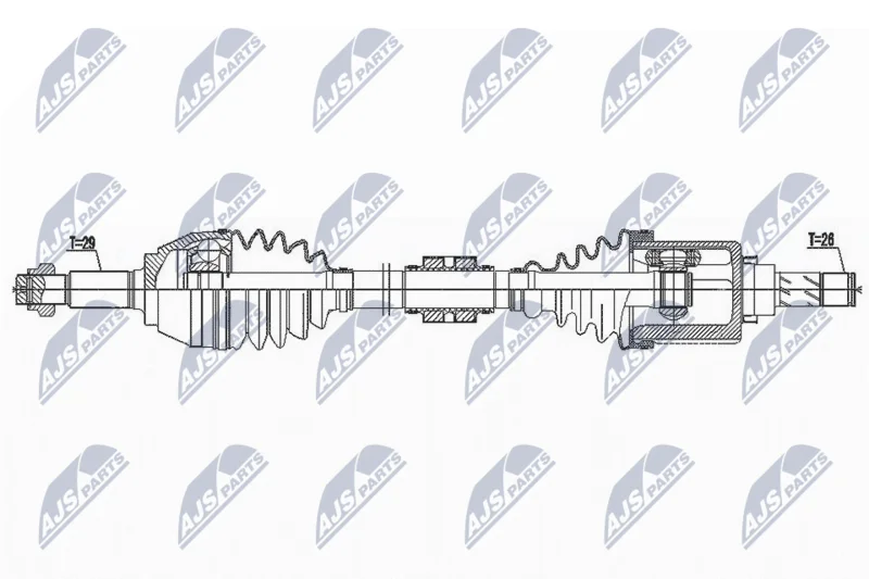 Pogonska gred NTY NPW-NS-146