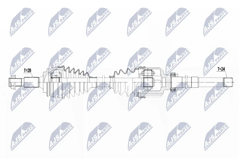 Pogonska gred NTY NPW-PE-017