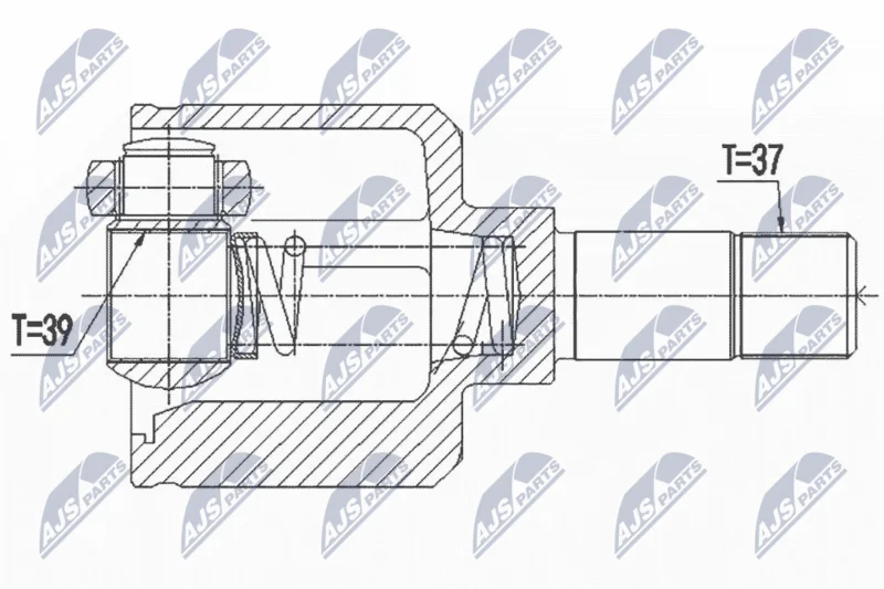 Komplet sklepov, pogonska gred NTY NPW-PE-056