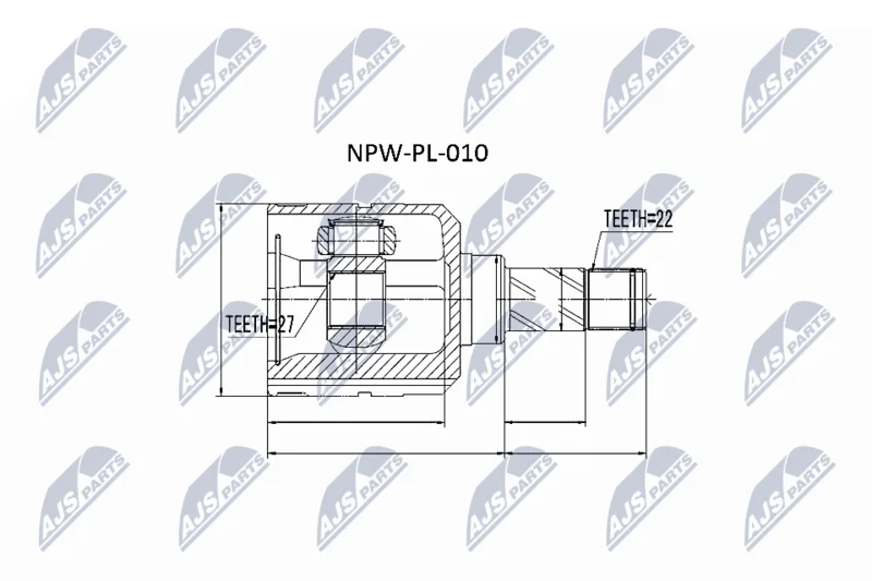 Komplet sklepov, pogonska gred NTY NPW-PL-010