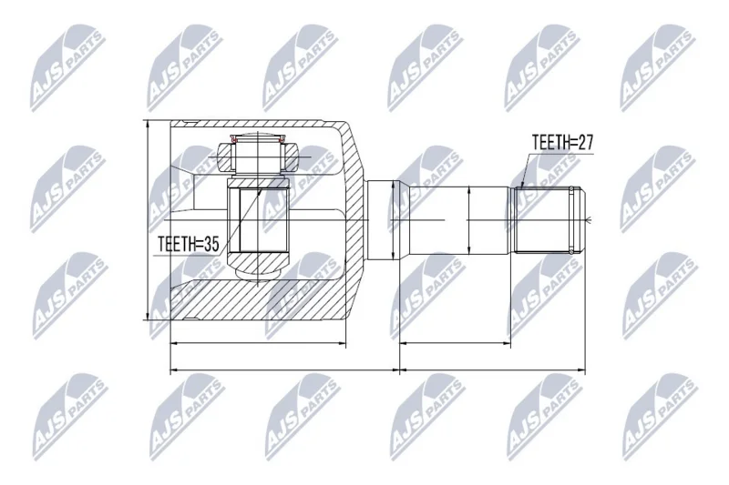 Komplet sklepov, pogonska gred NTY NPW-PL-024