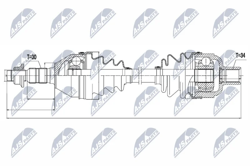 Pogonska gred NTY NPW-PL-032
