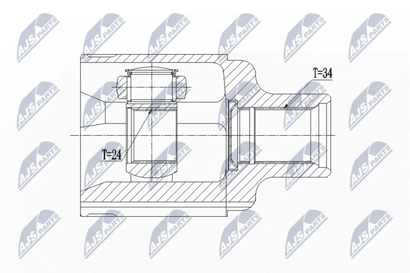 Komplet sklepov, pogonska gred NTY NPW-PL-062
