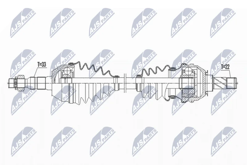 Pogonska gred NTY NPW-PL-119