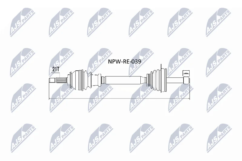 Drive Shaft NTY NPW-RE-039