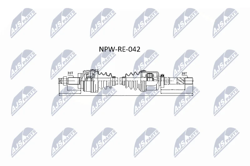 Pogonska gred NTY NPW-RE-042
