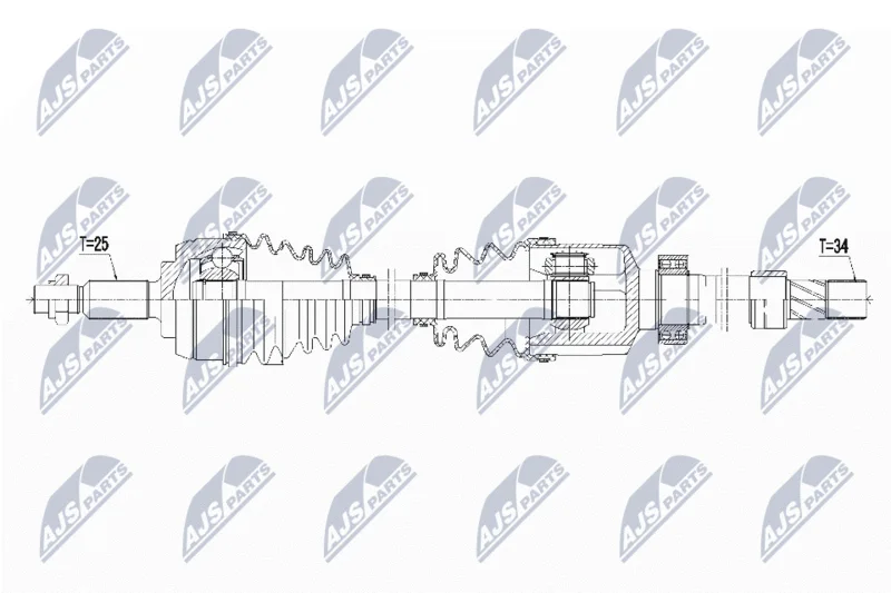Drive Shaft NTY NPW-RE-058
