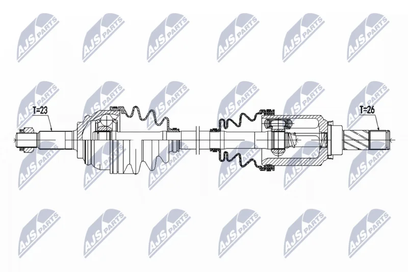 Pogonska gred NTY NPW-RE-069