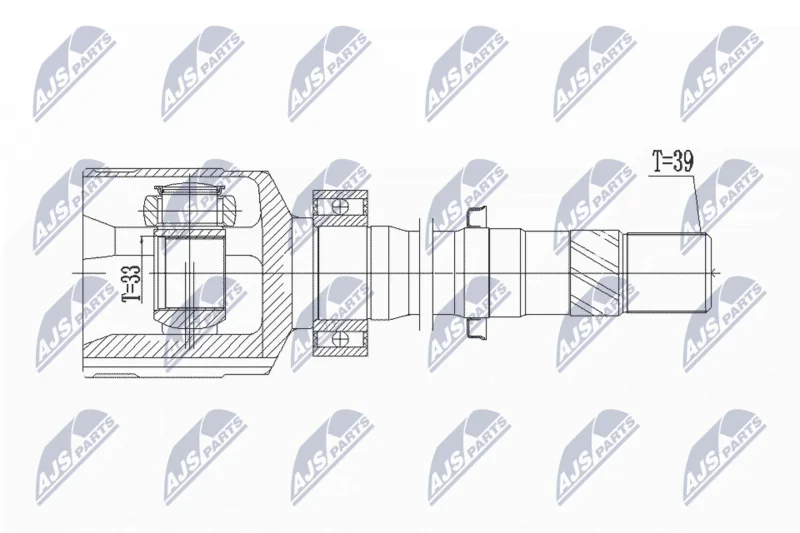Komplet sklepov, pogonska gred NTY NPW-RE-076