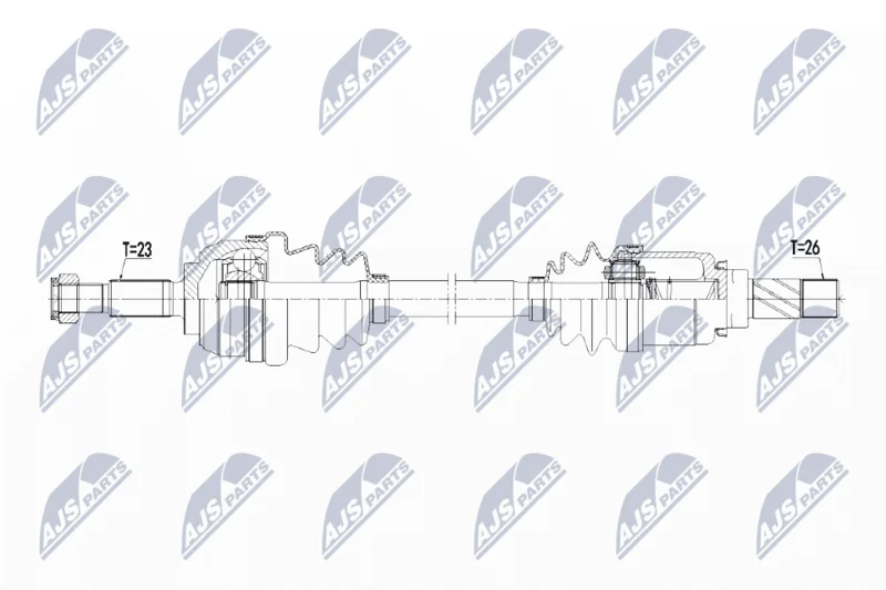 Pogonska gred NTY NPW-RE-138