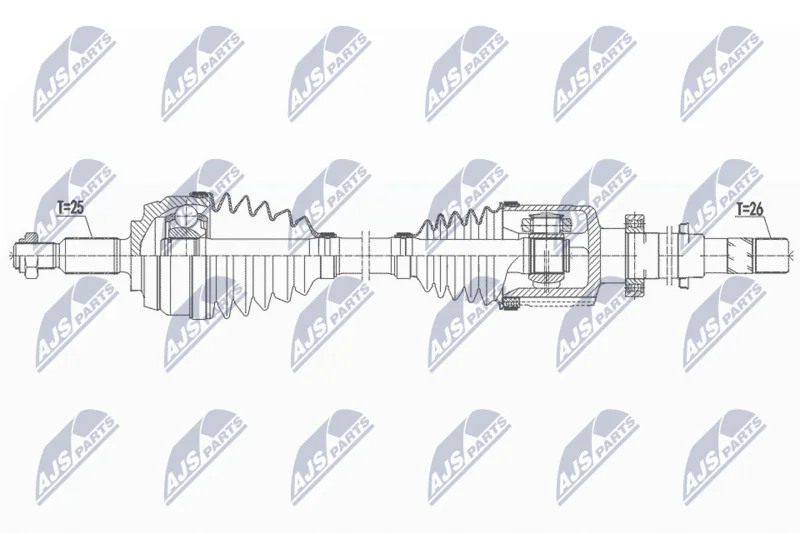 Pogonska gred NTY NPW-RE-159