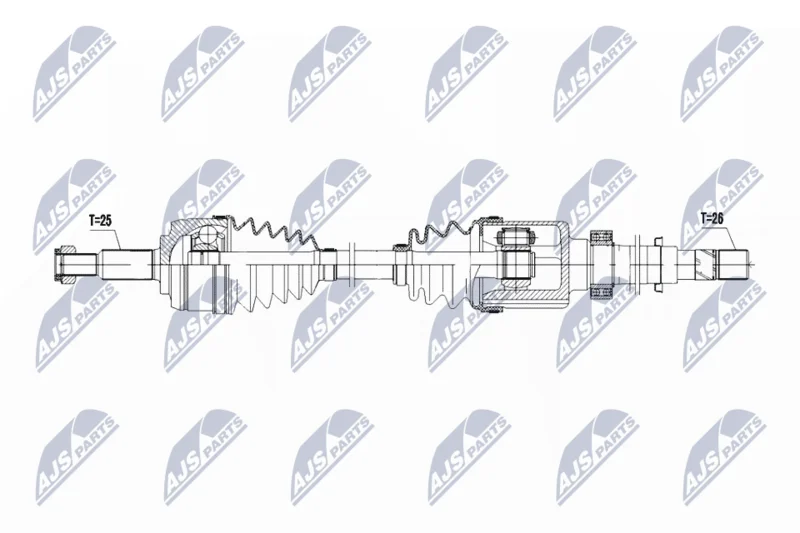 Drive Shaft NTY NPW-RE-187