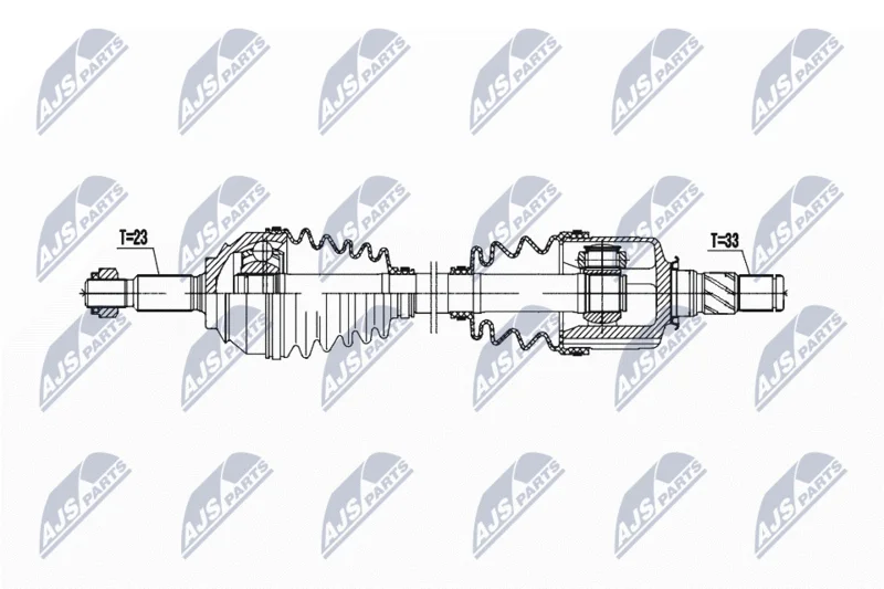 Pogonska gred NTY NPW-RE-195