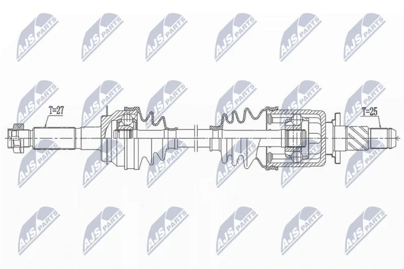 Drive Shaft NTY NPW-SB-033