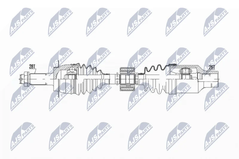 Pogonska gred NTY NPW-SU-058