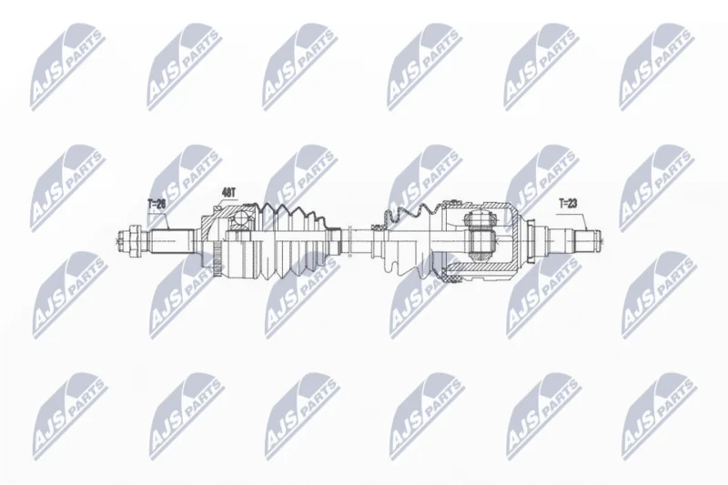 Drive Shaft NTY NPW-TY-058