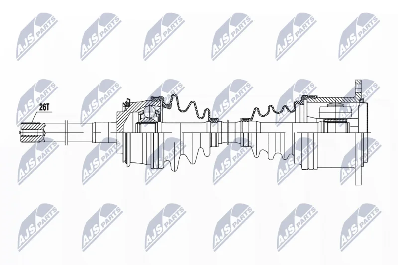 Drive Shaft NTY NPW-TY-083