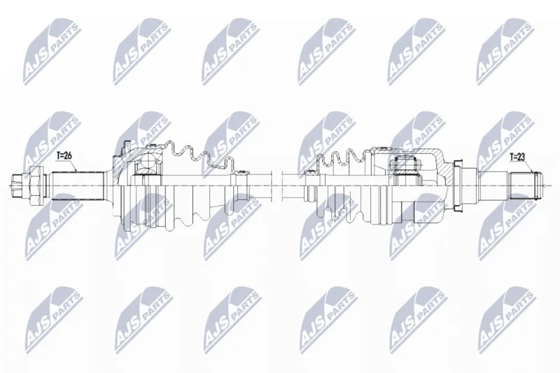 Pogonska gred NTY NPW-TY-115