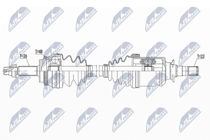 Pogonska gred NTY NPW-TY-133