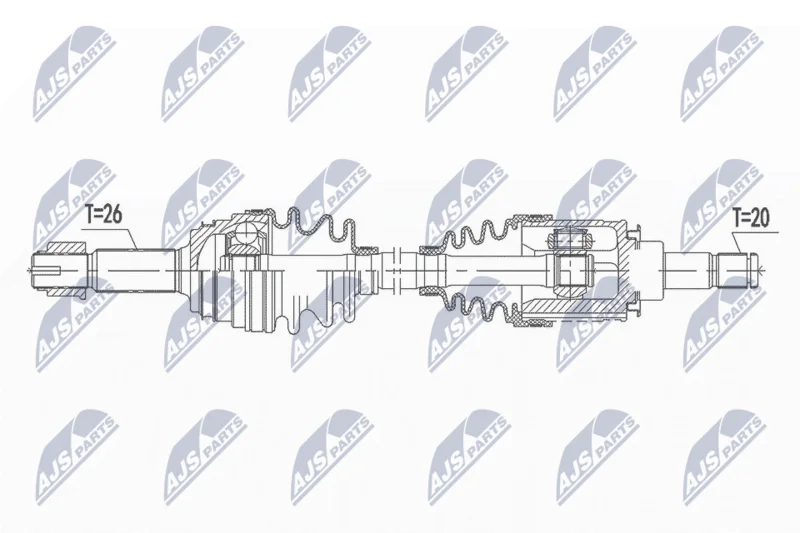 Pogonska gred NTY NPW-TY-141