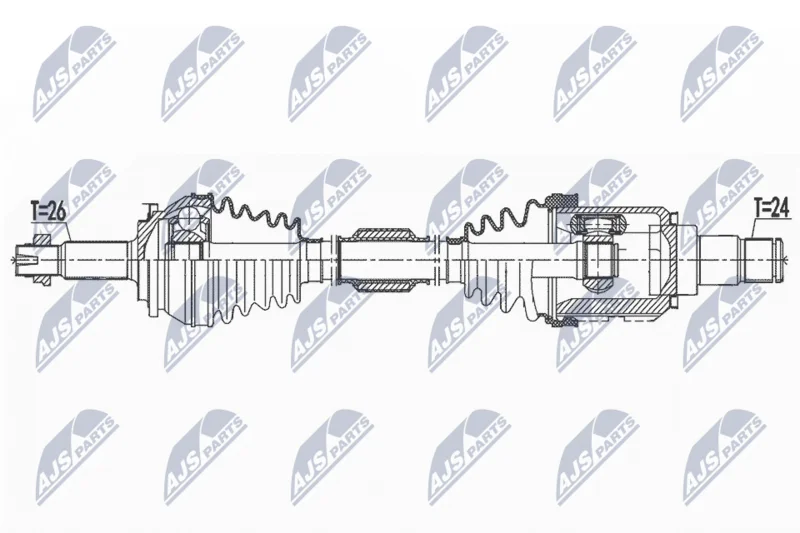 Drive Shaft NTY NPW-TY-155