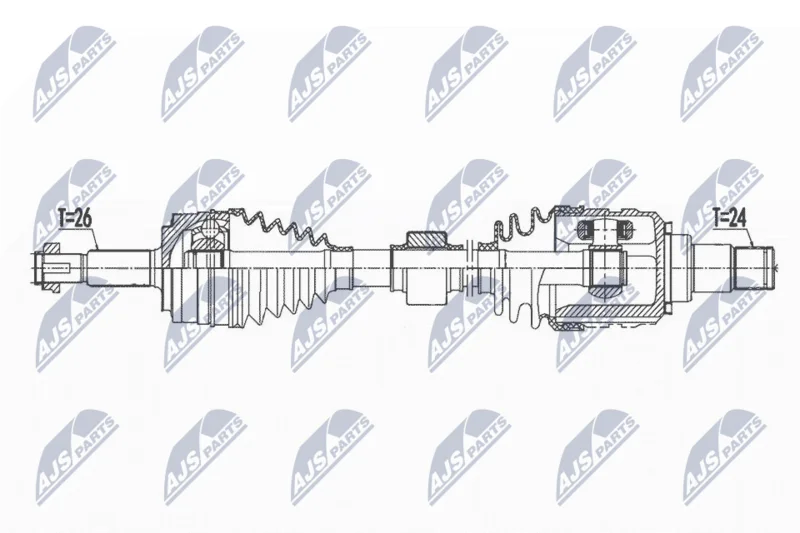 Pogonska gred NTY NPW-TY-167