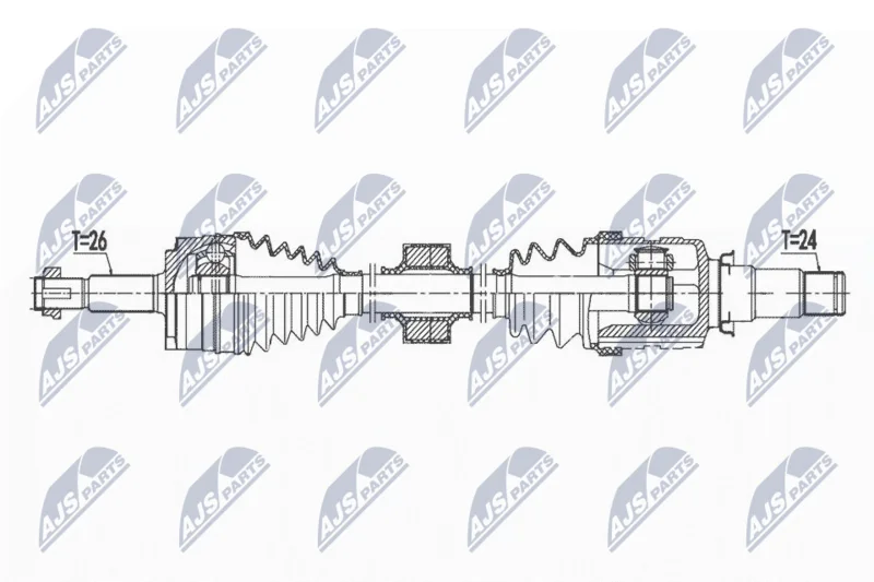 Pogonska gred NTY NPW-TY-169