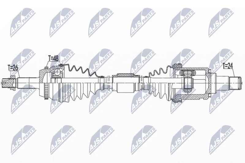 Drive Shaft NTY NPW-TY-172