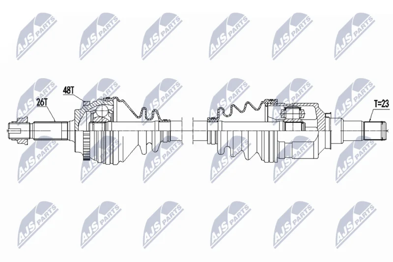 Pogonska gred NTY NPW-TY-175