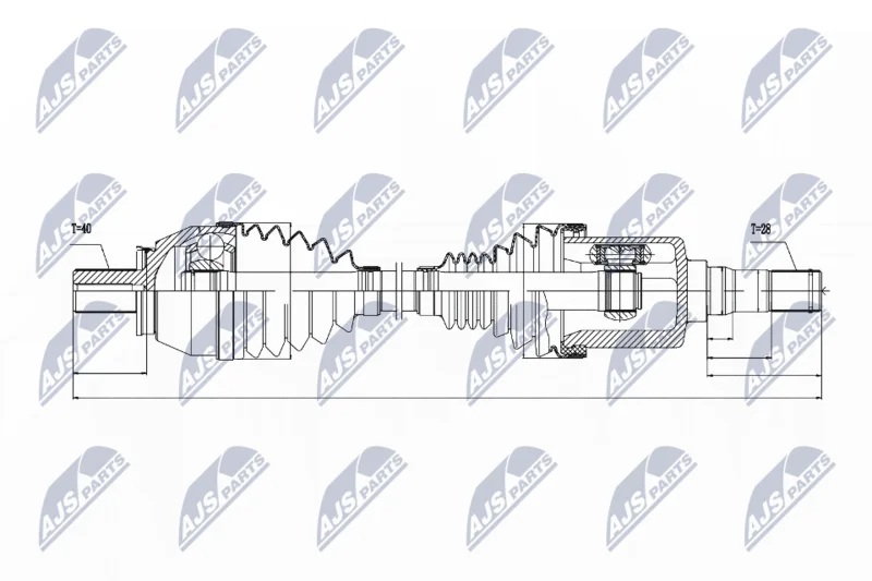 Pogonska gred NTY NPW-VV-033
