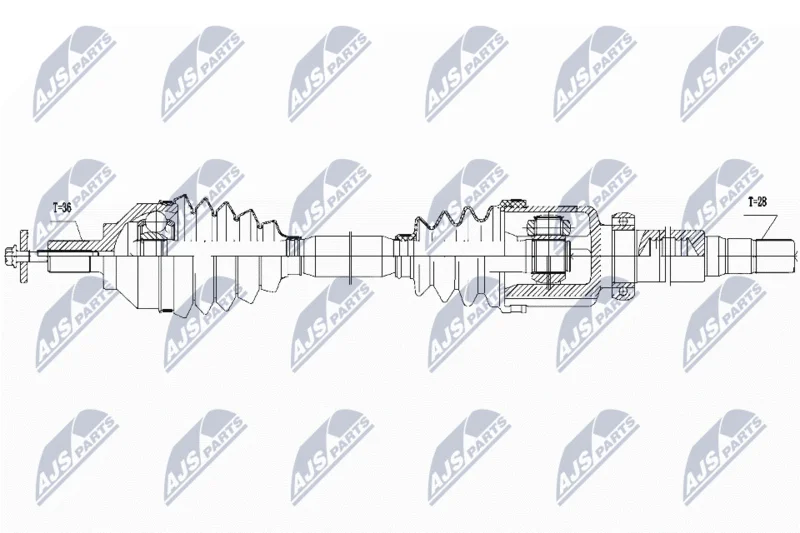 Drive Shaft NTY NPW-VV-113