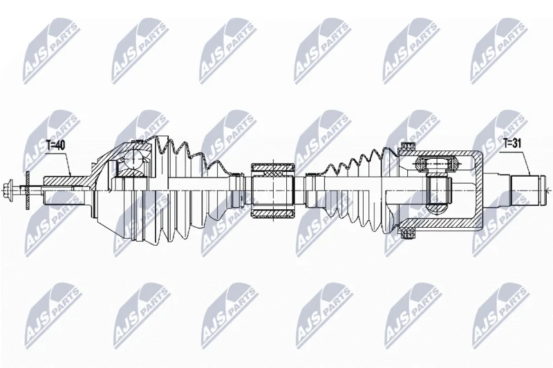 Pogonska gred NTY NPW-VV-115