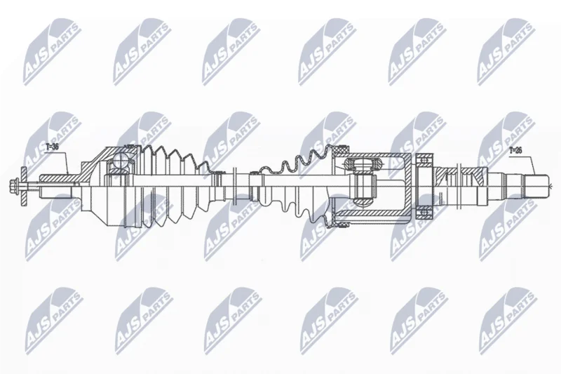 Pogonska gred NTY NPW-VV-138