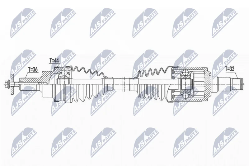Pogonska gred NTY NPW-VV-141