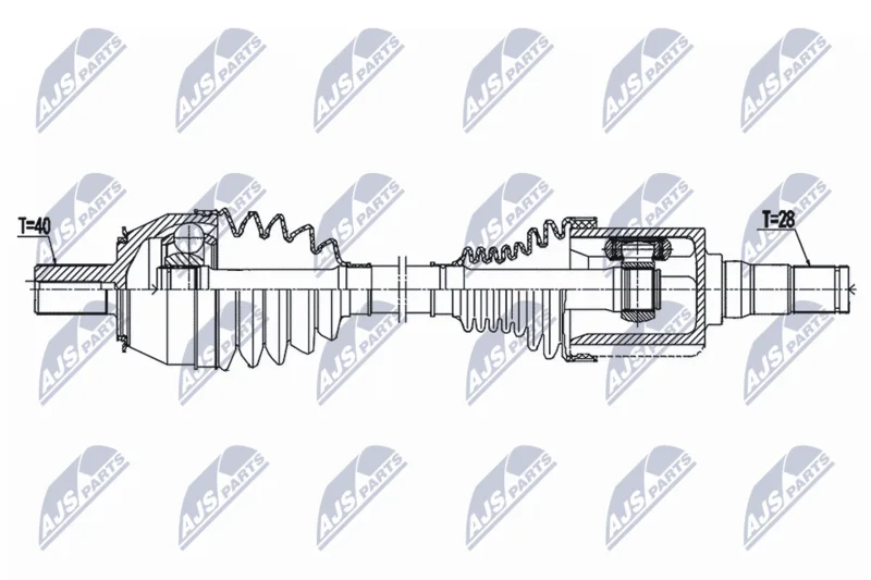 Pogonska gred NTY NPW-VV-143