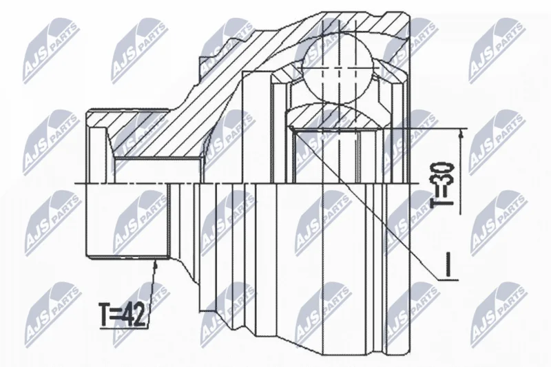 Komplet sklepov, pogonska gred NTY NPZ-AU-057