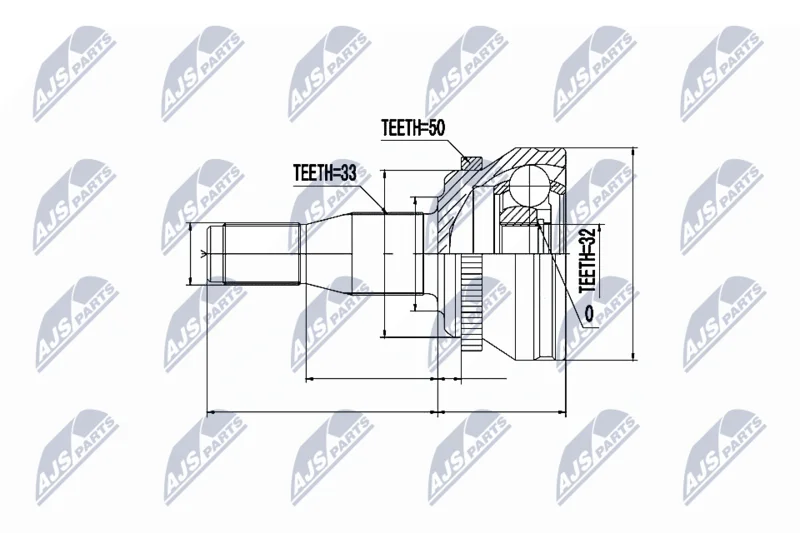 Komplet sklepov, pogonska gred NTY NPZ-CH-004