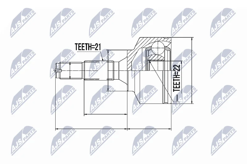 Komplet sklepov, pogonska gred NTY NPZ-CT-011