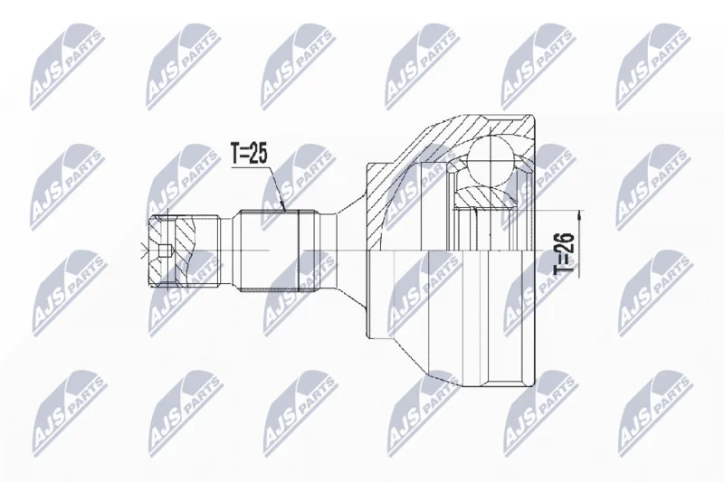Komplet sklepov, pogonska gred NTY NPZ-CT-022