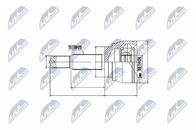 Komplet sklepov, pogonska gred NTY NPZ-DW-025