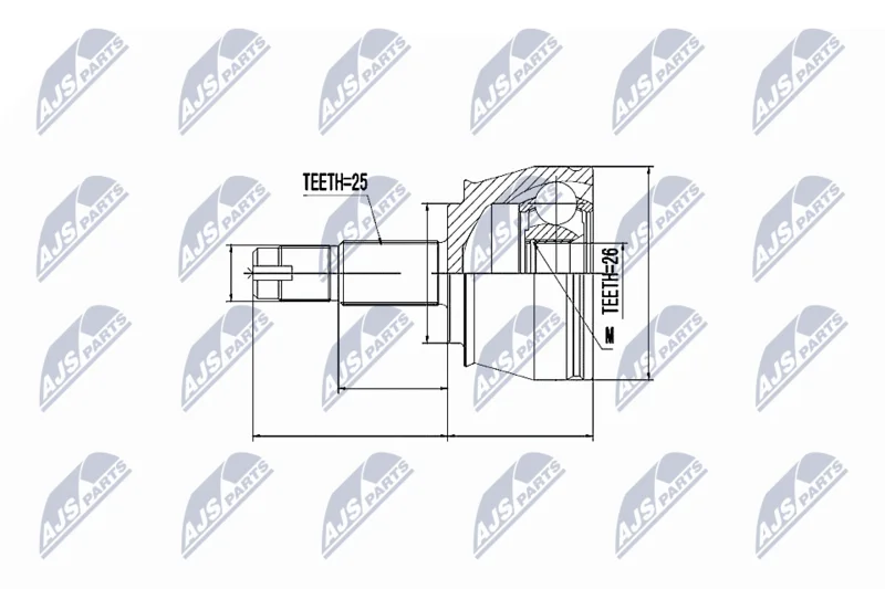 Komplet sklepov, pogonska gred NTY NPZ-FT-035