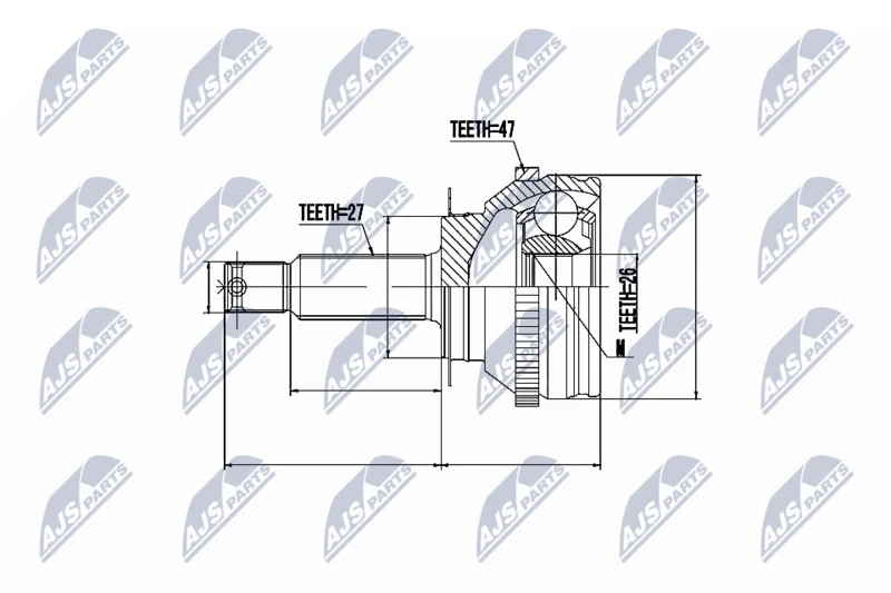 Komplet sklepov, pogonska gred NTY NPZ-HY-505
