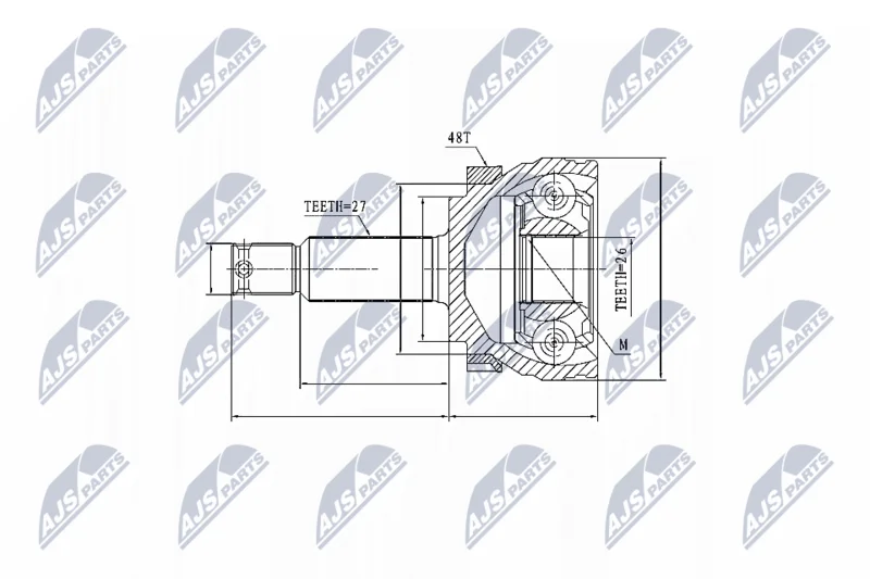 Komplet sklepov, pogonska gred NTY NPZ-HY-507