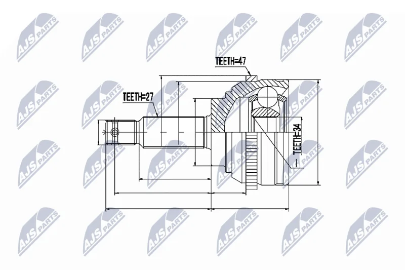 Komplet sklepov, pogonska gred NTY NPZ-HY-509