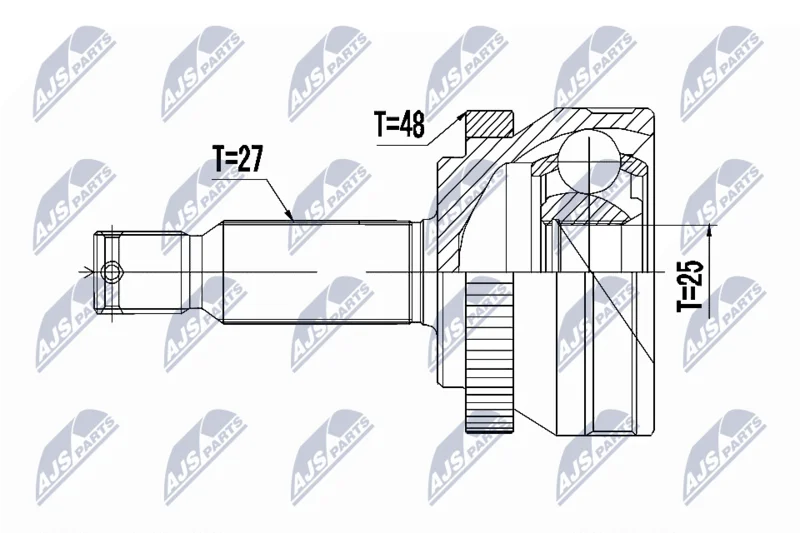 Komplet sklepov, pogonska gred NTY NPZ-HY-517