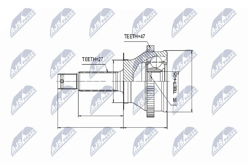 Komplet sklepov, pogonska gred NTY NPZ-HY-535