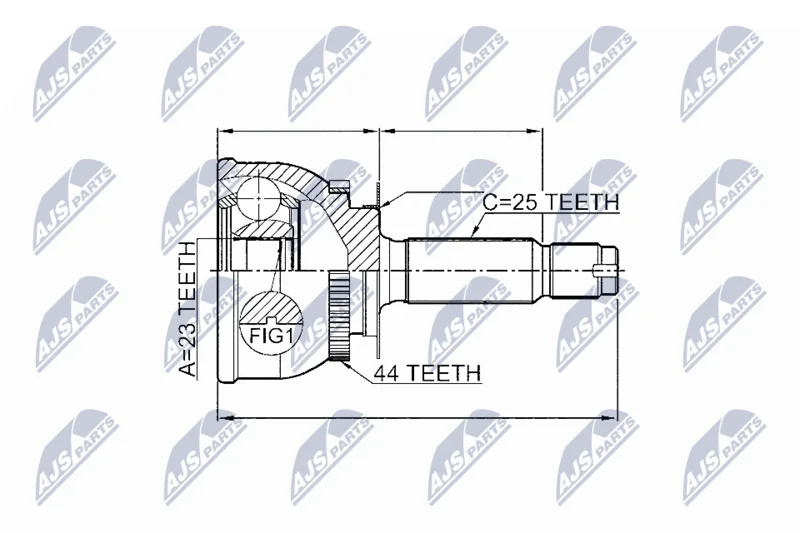Komplet sklepov, pogonska gred NTY NPZ-HY-549