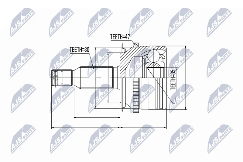 Komplet sklepov, pogonska gred NTY NPZ-MS-006