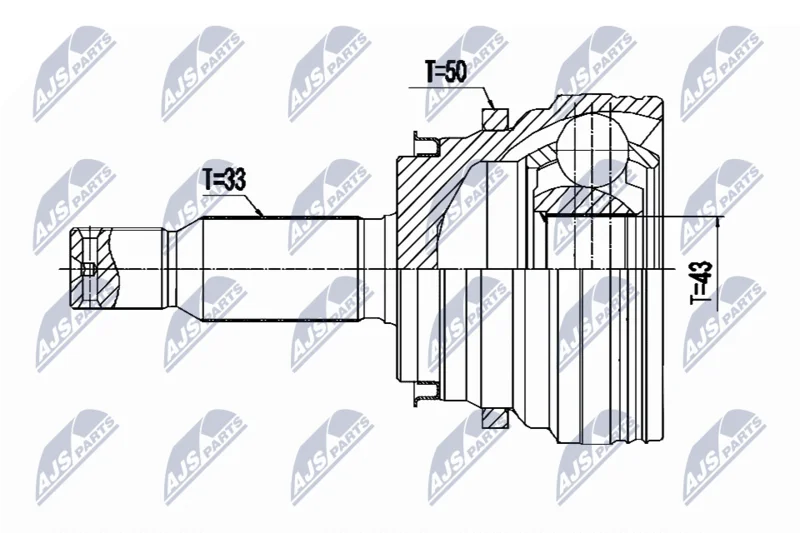 Komplet sklepov, pogonska gred NTY NPZ-MS-064